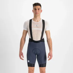 SPORTFUL Cyklistické nohavice krátke s trakmi - GTS - modrá