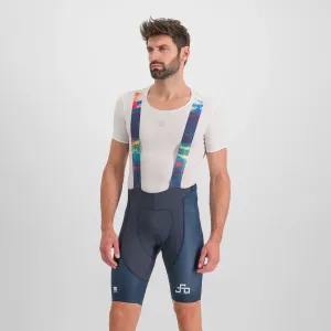 SPORTFUL Cyklistické nohavice krátke s trakmi - PETER SAGAN BODYFIT CLASSIC - modrá #9344123