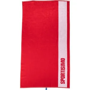 Sportisimo TOWEL SPORTISIMO Froté osuška, červená, veľkosť