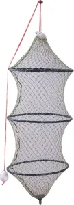 Prechovávacia sieťka na ryby 170cm, šírka 60cm, 4 kruhy