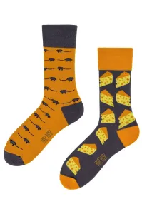 Unisex ponožky Spox Sox Mouse and cheese Farebná 40-43 #2753805