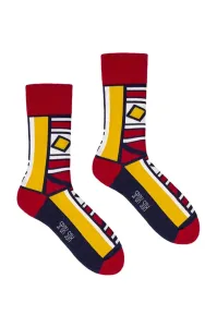 Červeno-žlté ponožky Spox Sox The Bold & The Beautiful #3396045