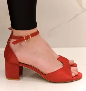 Dámske červené sandále AMELIA #9221240