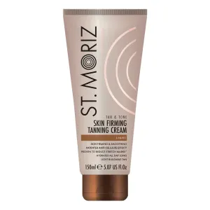 St.Moriz Advanced Pro Formula Skin Firming Tanning Cream zmývateľný telový bronzer pre zjednotenú a rozjasnenú pleť 100 ml