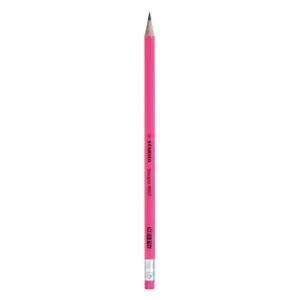 Stabilo Ceruzka SWANO grafitová s gumou 4907/2,5HB fluo ružová (bal=12ks)