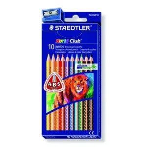 STAEDTLER - Farebné ceruzky , trojuholníkové, hrubé, STAEDTLER 