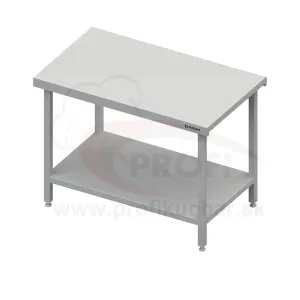 STALGAST Neutrálný výdajný stôl s policou - 1200x710x880mm