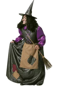 Stamco Dámsky kostým Stará čarodejnica - Premium