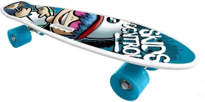 STAMP - Skateboard Skids Control modro-biely 55x14,5cm