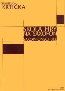 Stanislav Krtička Škola hry na saxofon Noty