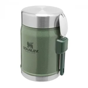 Termoska na jedlo s lyžicou / vidličkou Stanley® 400 ml – Zelená (Farba: Zelená)