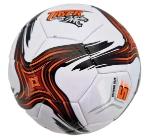 STAR TOYS - Futbalová lopta Tiger oranžová veľkosť 5