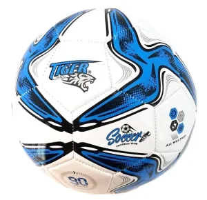 STAR TOYS - Futbalová lopta Tiger Soccer modrá size 5