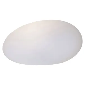 Solárne LED svietidlo Globy v tvare kameňa 26,5 cm