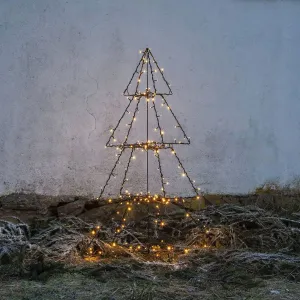 LED vonkajšia dekorácia Light Tree Foldy, výška 135 cm