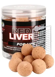 Starbaits plávajúce boilie red liver 80 g - 14 mm