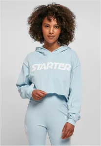 Ladies Starter Cropped Hoody icewaterblue - Size:M