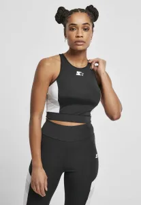 Ladies Starter Sports Cropped Top black/white - Size:L