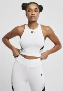 Ladies Starter Sports Cropped Top white/black - Size:S