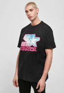Pánske tričko Starter Multicolored Logo Tee Farba: blk/pink, Veľkosť: L