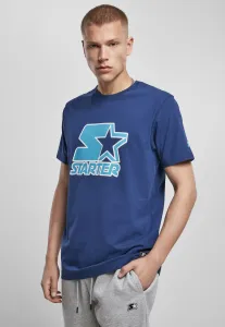 Pánske tričko Starter Contrast Logo Jersey Farba: space blue, Veľkosť: S