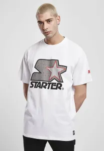 Pánske tričko Starter Multicolored Logo Tee Farba: wht/gry, Veľkosť: XS