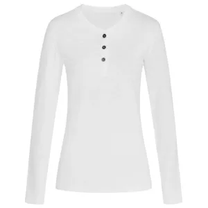 Stedman Dámske tričko s dlhým rukávom Sharon Henley - Biela | XL