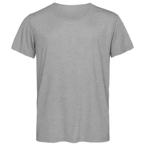 Stedman Pánske melírované oversize tričko s krátkym rukávom - Vintage šedá | L