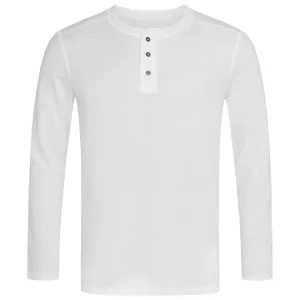 Stedman Pánske tričko s dlhým rukávom Shawn Henley - Biela | XXL