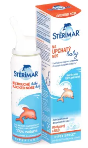 STERIMAR baby Na upchatý nos nosový mikrosprej s obsahom morskej vody (hypertonický) (pre deti od 3 mesiacov) 1x50 ml