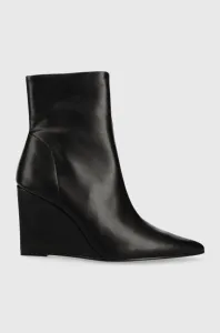 Členkové topánky Steve Madden Serbia dámske, čierna farba, na kline, SM11002596 #9080167