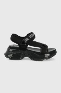 Sandále Steve Madden Maximal dámske, čierna farba, na platforme