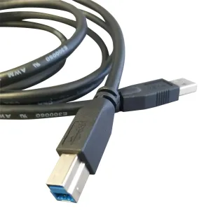 Stewart Connector Sc-3Abk003F Superspeed Usb 3.0 Cable Type A Male / Type B Male 08Ah2138