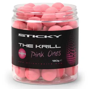 Sticky baits neutrálne vyvážené boilie the krill wafters pink ones 130 g - 16 mm