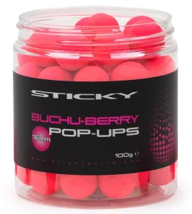 Sticky baits plávajúce boilies buchu berry pop-ups 100 g-16 mm