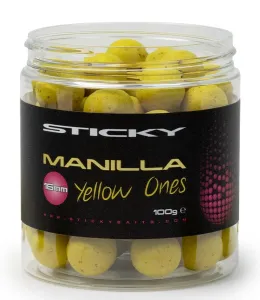 Sticky baits plávajúce boilies manilla pop-ups yellow ones 100 g-12 mm