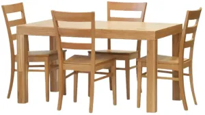 STIMA Jedálenský set stôl WOODY / stoličky VIOLA