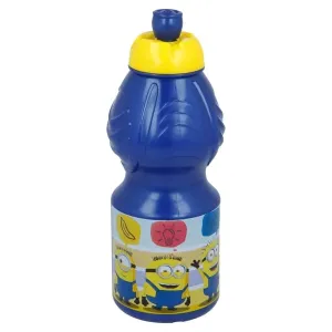 STOR Plastová fľaša Mimoni 400ml modrá