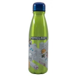 STOR - Hliníková fľaša simple  MINECRAFT 600ml, 40440