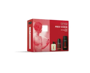 STR8 Red Code - voda po holení 50 ml + dezodorant v spreji 150 ml + sprchový gél 250 ml