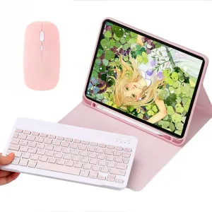 Strado Puzdro s klávesnicou a myšou pre Apple iPad Air 4 / 11 Pro / Air 5 2022, ružové