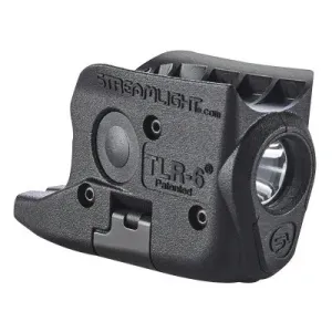 Zbraňové LED svietidlo TLR-6 na Glock 42/43 bez lasera Streamlight® (Farba: Čierna) #5809650