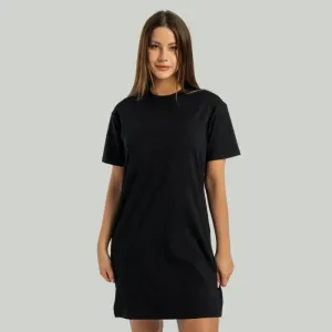 STRIX Dámske tričkové šaty ALPHA Black  LL #9319195