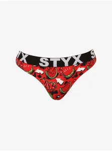 Nohavičky pre ženy STYX - červená, čierna, zelená #6188112