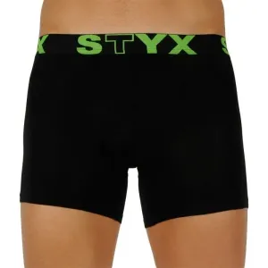 Styx MEN'S BOXERS LONG SPORTS RUBBER Pánske boxerky, čierna, veľkosť #4804496