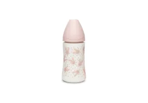 Suavinex Hygge Premium fľaša králik - ružová 3P 270 ml