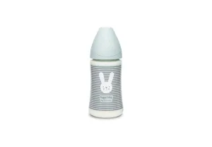 Suavinex Hygge Premium fľaša prúžky - zelená 3P 270 ml
