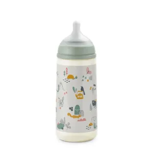 SUAVINEX - Dojčenská fľaša 360 ml L Walk - zelená