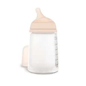 Suavinex Zero Zero M dojčenská fľaša M Medium Flow 3 m+ 270 ml