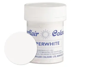 Bieliaci prášok Superwhite 20 g biely - Sugarflair Colours